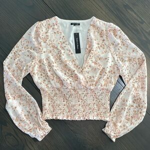 Violets and Roses Crop Top